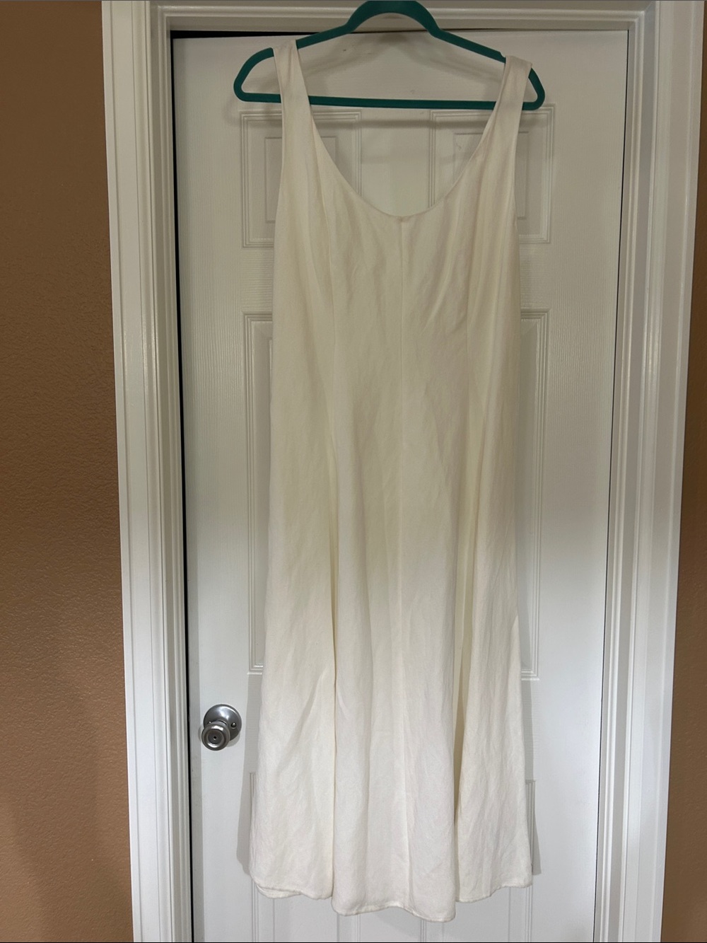 Women's Cream Midi Slip Dress